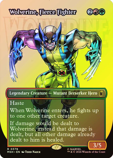 Wolverine, Fierce Fighter