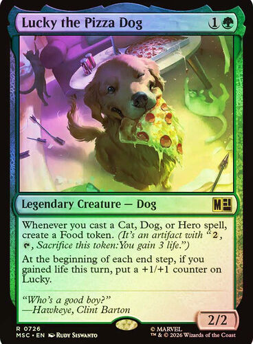 Lucky the Pizza Dog