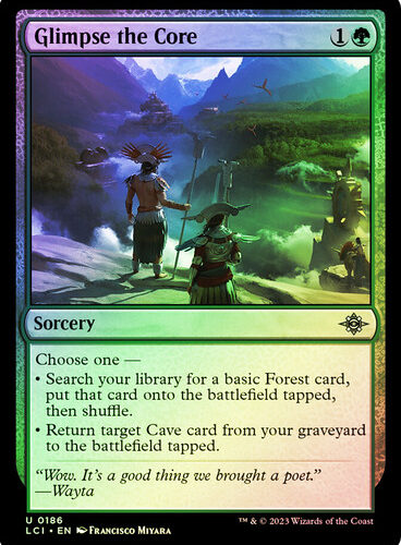 Glimpse the Core