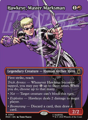 Hawkeye, Master Marksman