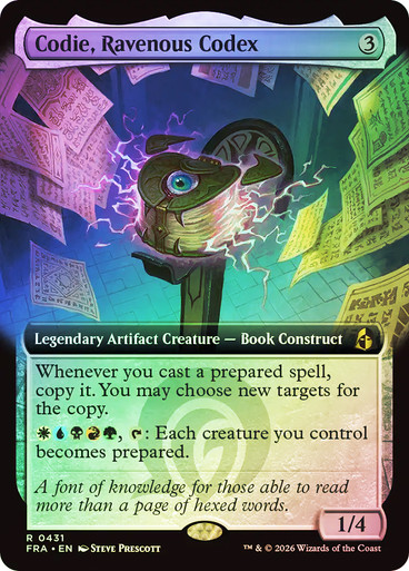 Codie, Ravenous Codex